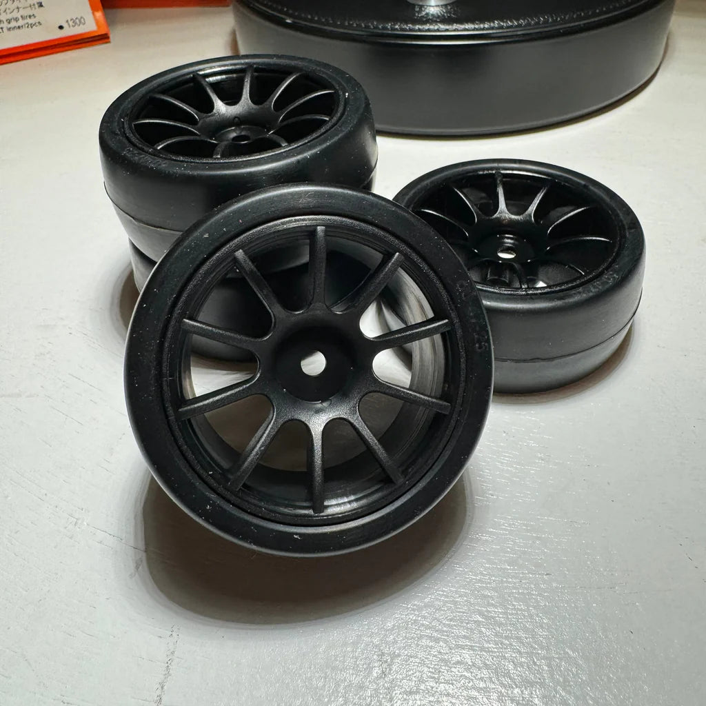 Ride RC 1/10 M-Chassis High Grip Tires MT33R Black (4)